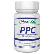 Nutrasal PhosChol PPC bottle front view showing 900 mg capsules for daily support