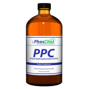 Nutrasal PhosChol liquid bottle closeup for daily support.