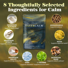Nutrastaste Ashwagandha and L-Theanine blend for calm focus.