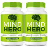 NutraVibe Mind Hero capsules bottle for everyday focus support.