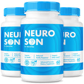 NutraVibe NeuroSon 3-pack bottle for convenient daily ear health support.