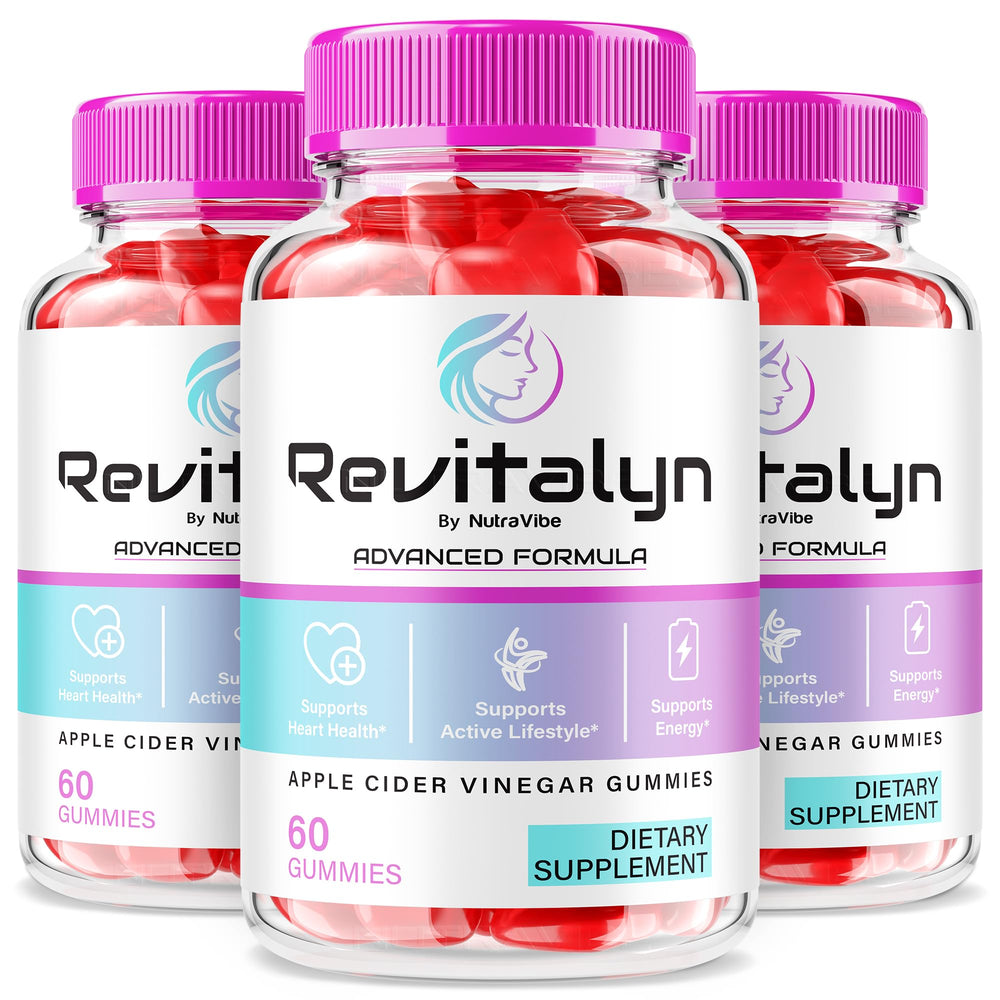 NutraVibe Revitalyn gummies pack front for daily beauty routines.