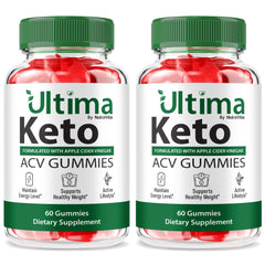 NutraVibe Ultima Keto ACV Gummies front view, tasty daily option for your routine