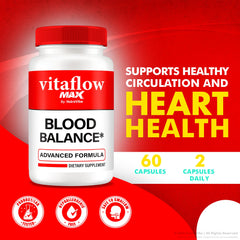 NutraVibe Vitaflow Max bottle being poured for convenient daily intake