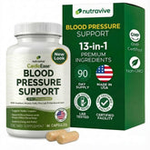 Nutravive 13-in-1 Heart Health bottle for daily circulation support