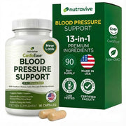 Nutravive 13-in-1 Heart Health bottle for daily circulation support
