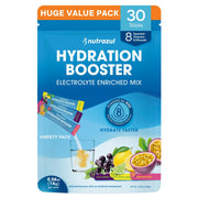 Nutrazul Hydration Booster acai berry stick dissolving in water for electrolyte support