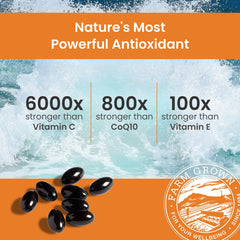 Nutrex Hawaii BioAstin ingredients closeup with full carotenoid spectrum