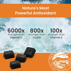 Nutrex Hawaii BioAstin packaging promo image highlights farm-direct origin and quality.