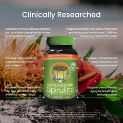 Nutrex Hawaii daily routine with spirulina for steady energy.