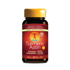 Nutrex Hawaii TurmericAstin bottle label shows vegan, doctor-formulated blend.