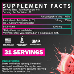 Nutrex Liquid Carnitine 3000 glass mix ready to drink for workouts