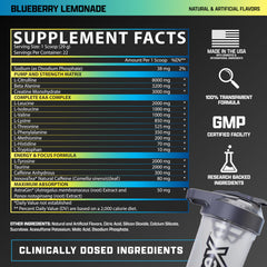 Nutrex Outlift powder mixed in glass with smooth texture and no clumps