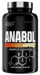 Nutrex Research Anabol Ripped bottle front highlights lean muscle and shredding potential.