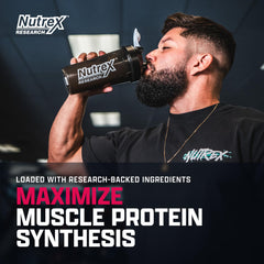Close up on Nutrex Research EAA Hydration ingredients and minerals
