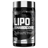 Nutrex Lipo-6 Hardcore bottle front showing energy-boosting potential for workouts