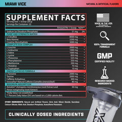 Nutrex Research Outlift Clinical scoop beside jar for precise serving.