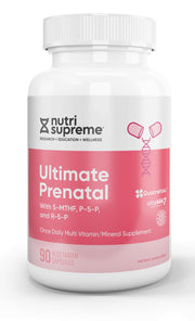 NUTRI-SUPREME RESEARCH front bottle showing label and 90-count benefit