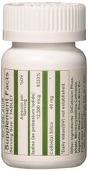 Nutri-West Iodine Rescue bottle label shows ingredients and dosage guidance.
