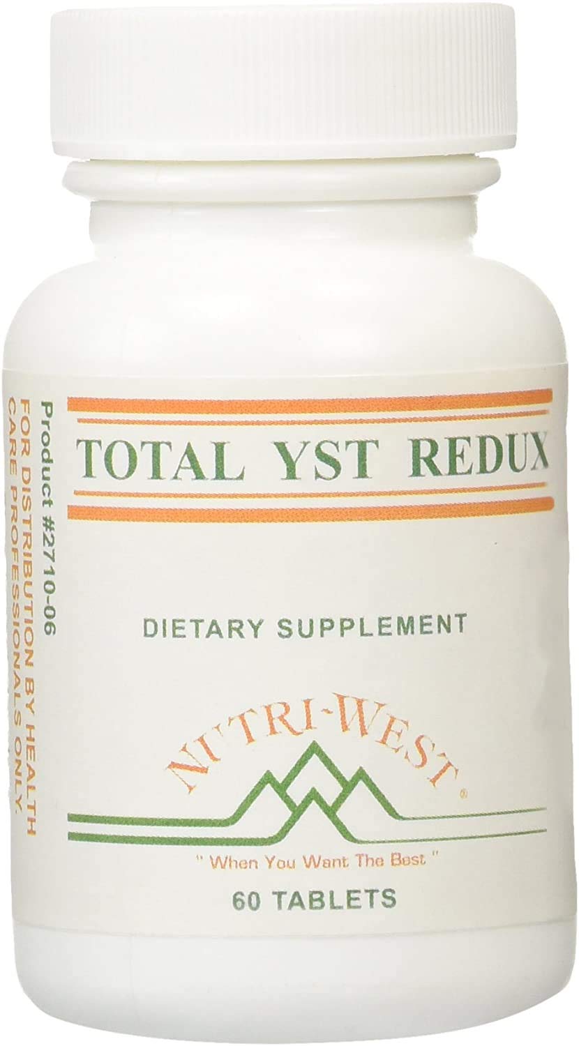 Nutri-West Total YST Redux 60 bottle front view highlighting probiotic formulation suitable for gut support.