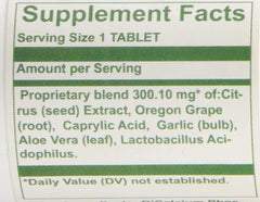 Nutri-West Total YST Redux 60 capsules close-up showing enteric-coated probiotic delivery.