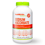 NutriBiotic sodium ascorbate bottle for daily immune support