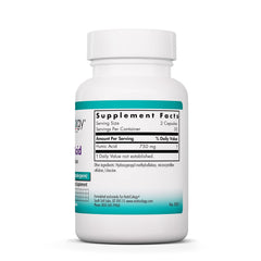 Nutricology Humic Acid capsules shown for convenient mineral transport.