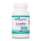 Nutricology L-Lysine bottle front for daily immune support