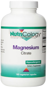 Nutricology Magnesium Citrate bottle ready for daily stress support and potential restful sleep.