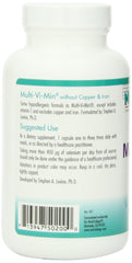 Nutricology Multi-Vi-Min active forms label highlights coenzyme vitamins.