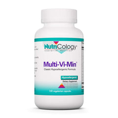 Nutricology Multi-Vi-Min bottle front view for daily wellness support