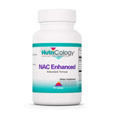 Nutricology NAC Enhanced bottle front showing the product for daily immune support.