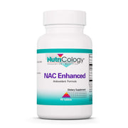 Nutricology NAC Enhanced bottle front showing the product for daily immune support.
