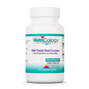 Nutricology Phyllantus Complex bottle pour for easy daily liver support.