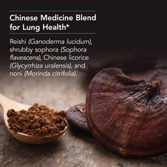 Nutricology PhytoCort lung health graphic illustrating respiratory wellness support