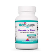 Nutricology QuatreActiv Folate bottle with capsules for daily use