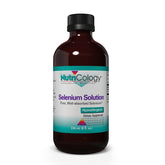 Nutricology Selenium Solution bottle showing liquid formula for thyroid support.