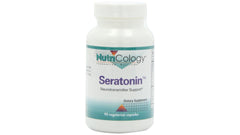 Nutricology Seratonin supplement bottle front view highlighting calm sleep support