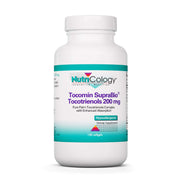 Nutricology Tocomin SupraBio bottle of softgels for convenient daily use.