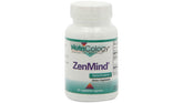 Nutricology ZenMind bottle front highlights calmness support for daily balance.