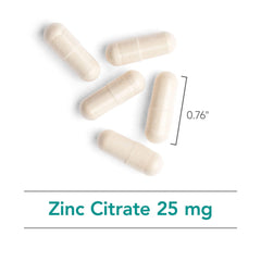Nutricology Zinc Citrate packaging on a clean countertop