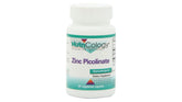 Nutricology Zinc Picolinate bottle front with easy-to-swallow vegetarian capsules for daily immune support