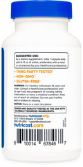 Nutricost Apigenin 50mg bottle signals quality and reliability.
