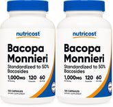 Nutricost Bacopa Monnieri bottle ready for daily focus use