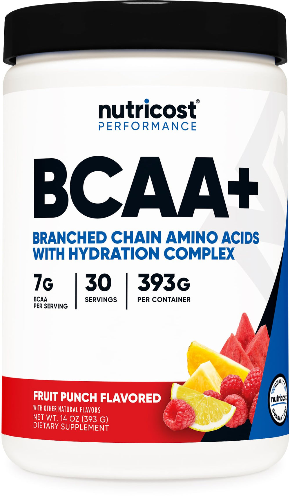 Nutricost BCAA + Hydration Fruit Punch bottle ready for gym sessions and recovery