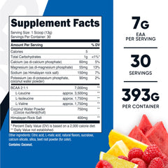 Nutricost BCAA + Hydration Fruit Punch powder blends easily for hydration