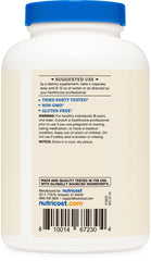 Close-up of Nutricost beef liver capsules highlighting potency.