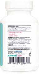 Nutricost Biotin packaging showing gluten-free and non-GMO certifications