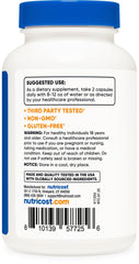 Nutricost Black Cherry Extract ingredients closeup with natural cherry imagery.