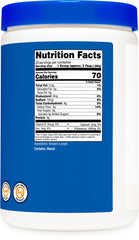 Nutricost Brewers Yeast Powder nutrition facts highlight protein and minerals.